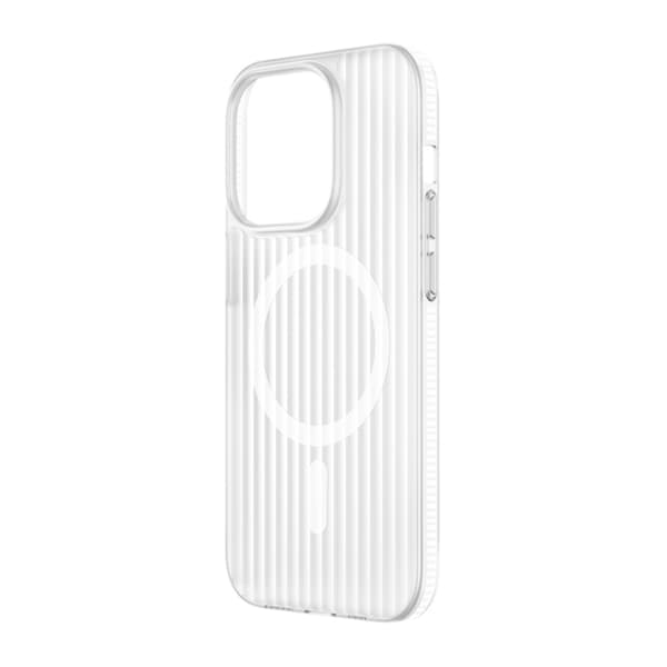 iPhone 14 Pro Max Mobilskal Korrugerad Anti-Halk - Transparent Transparent