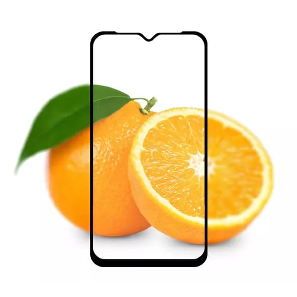 Screen Protector Samsung A10 - 3D Tempered Glass Black - bulk Svart