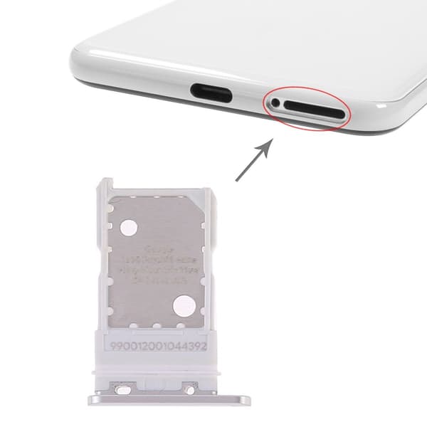 Google Pixel 3XL Simkortshållare - Vit Vit