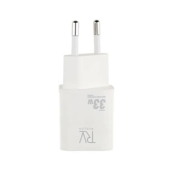 Rvelon 33W USB-C+A GaN Väggladdare