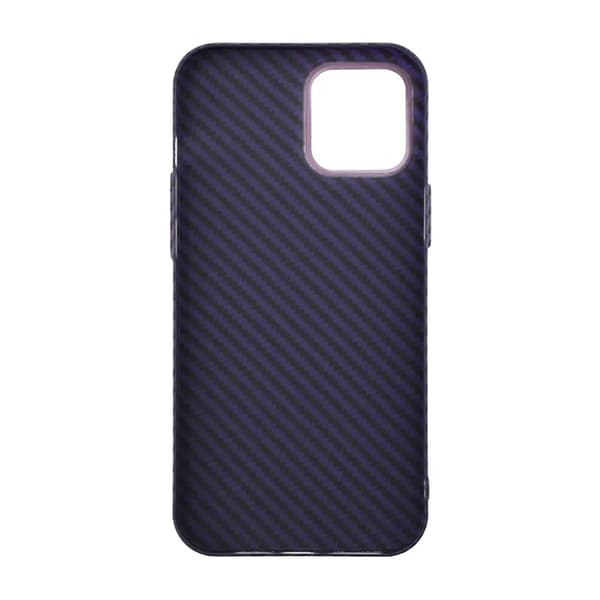 Kolfiber Skal iPhone 12 Pro Max - Lila Lila