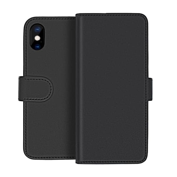 iPhone XS Max Wallet Case Magnet Rvelon - Black Svart