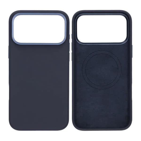 Mobile Case Silicone Magsafe and Stand iPhone 17 Pro Max - Blue Blå