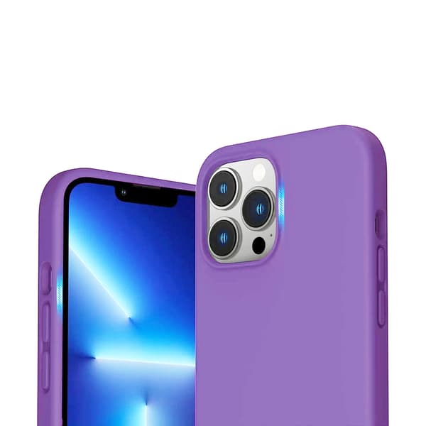 iPhone 14 Pro Silikonskal Rvelon - Lila Lila