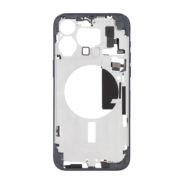 iPhone 15 Pro Max Mittenram med smådelar OEM - Titanblå