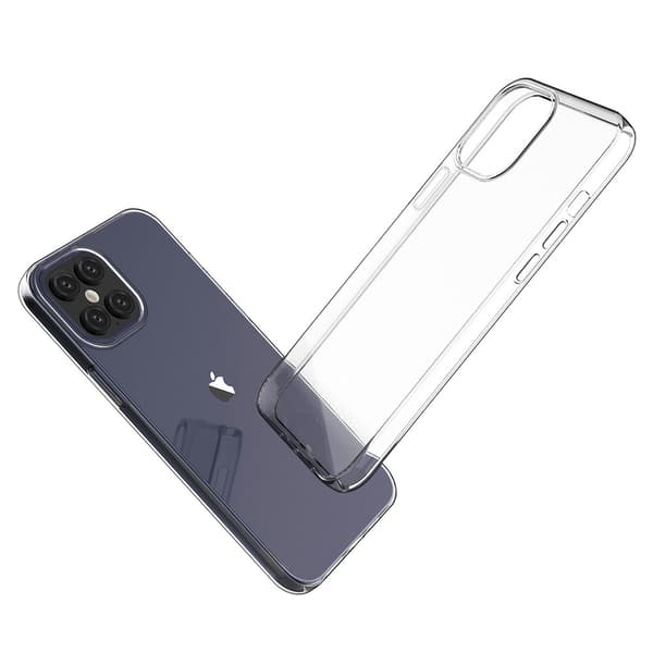 TPU mobile phone case for iPhone 12 and 12 Pro - Transparent Transparent