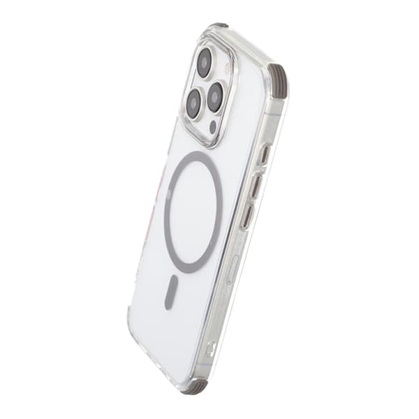 iPhone 16 Pro Max Rvelon Mobile Case Magnet with Edge Protection - Gray Grå