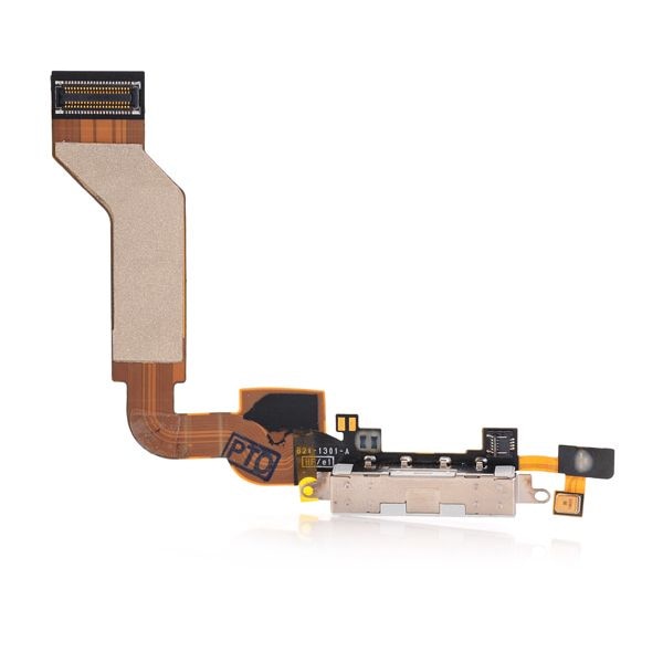 iPhone 4S Laddkontakt Flexkabel - Vit Vit
