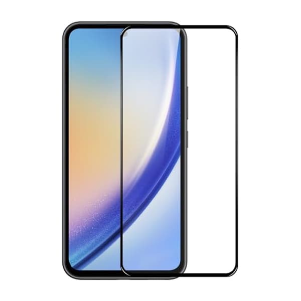Samsung Galaxy A55 Full Cover Tempered Glass Screen Protector Black (Bulk) Svart