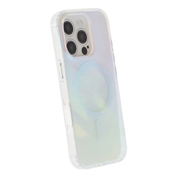 TPU skal med Magsafe till iPhone 16 Pro Max - Iriserande Multicolour