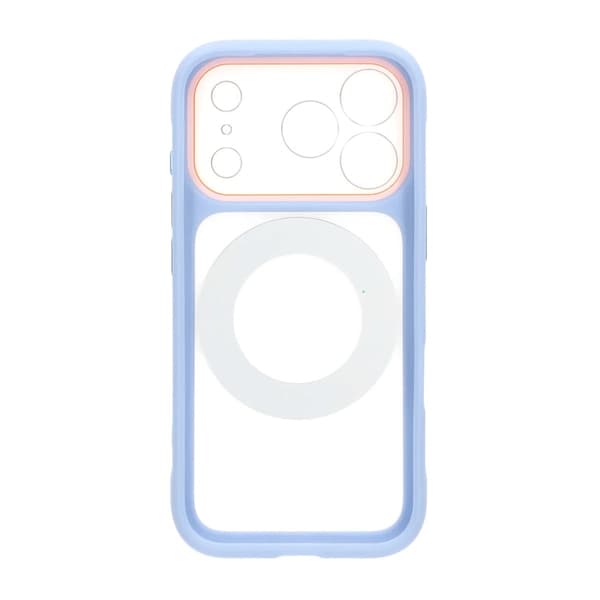 Clear Glow 360 Rotating MagSafe Stand Case For iPhone 17 Pro/18 Pro Sky Blue Light blue