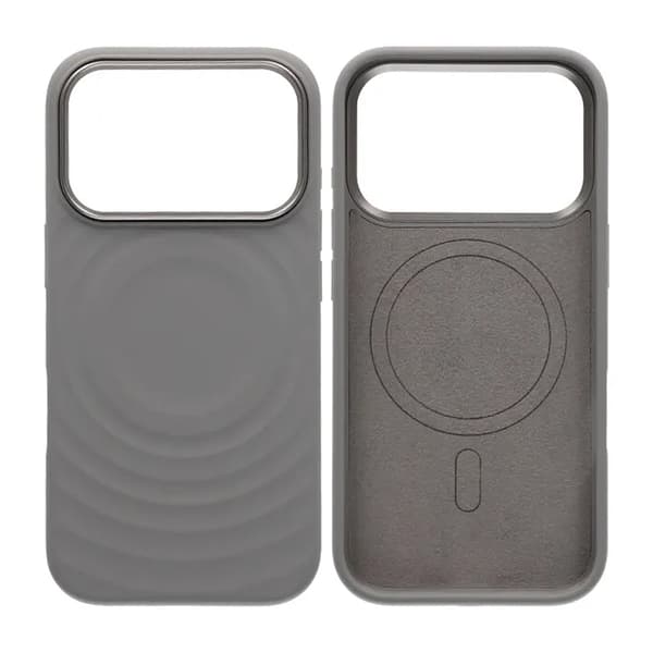 Mobile Case Silicone with Magsafe for iPhone 17 Pro - Light Gray Light Grey