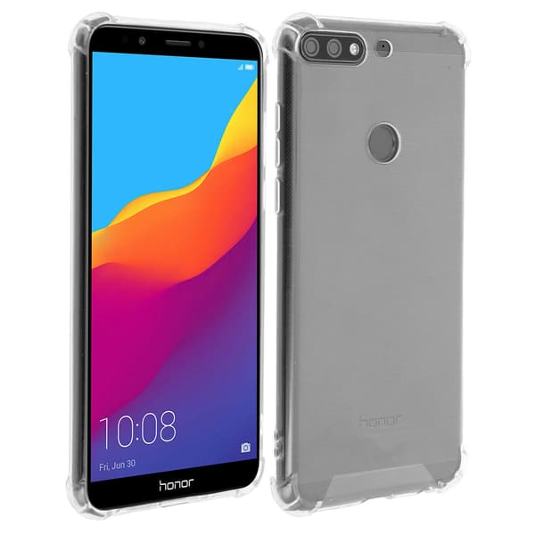 Stöttåligt Mobilskal Huawei Y7 2018 - Transparent Transparent