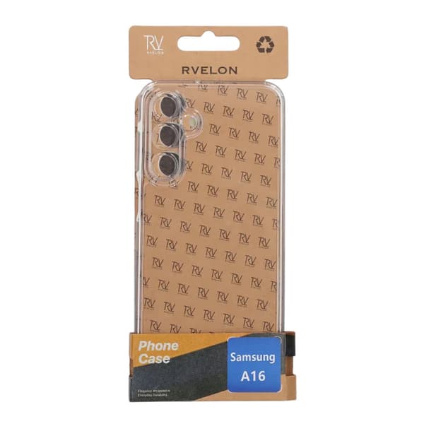 Rvelon Mobile Case Shockproof for Samsungy A16 - Transparent Transparent
