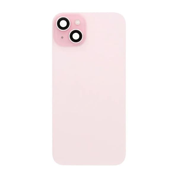 iPhone 15 Plus Baksida Glas Komplett OEM - Rosa Rosa