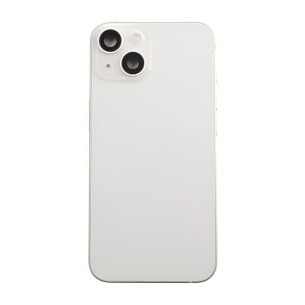 iPhone 14 Baksida med Komplett Ram - Vit Vit