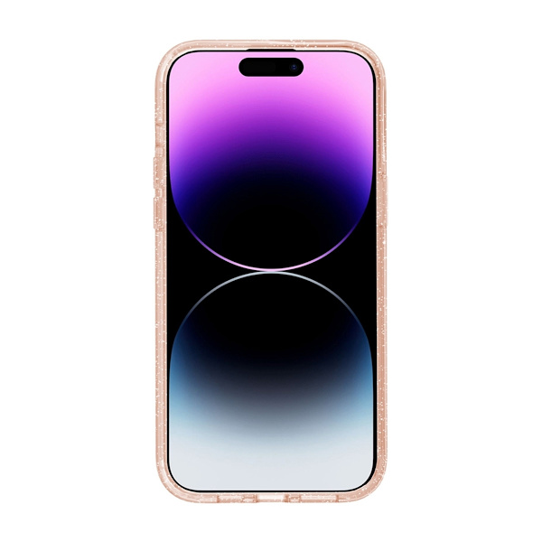 iPhone 14 Pro Mobilskal Glitter Magsafe - Guld Glitter