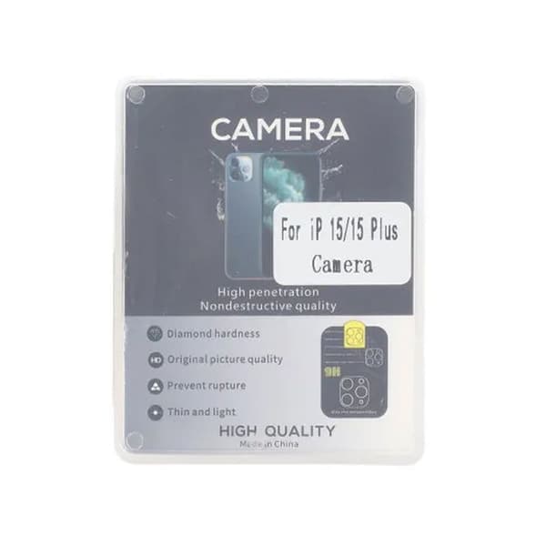 iPhone 15 and iPhone 15 Plus Camera Protection Tempered Glass