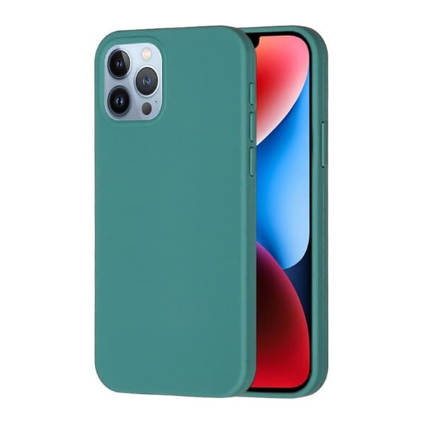 iPhone 15 Pro Silicone Case - Green Grön