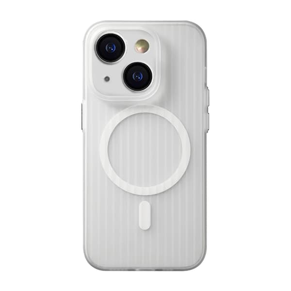 iPhone 14/13  Mobilskal Korrugerad Anti-Halk - Transparent
