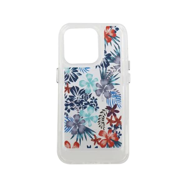 iPhone 14 Pro Mobile Case with Motif - Red Flowers Mönstrat