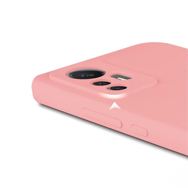 Xiaomi 12 Lite Silikonskal - Rosa Rosa