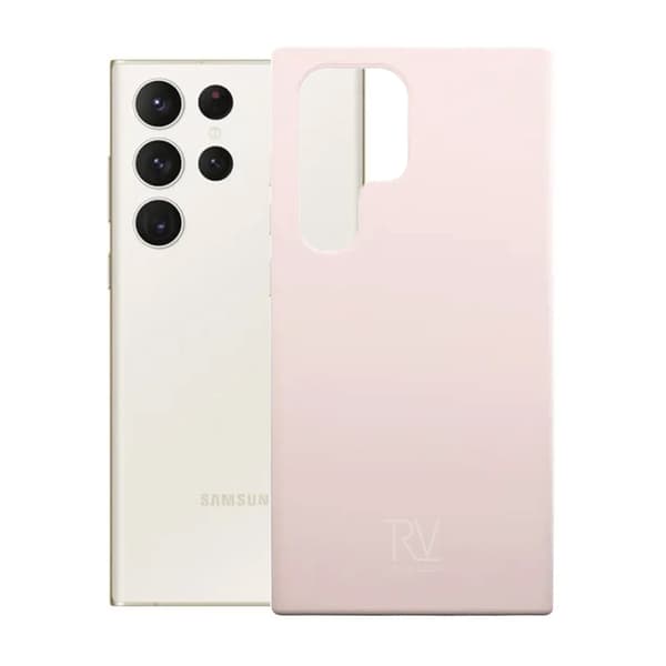Samsung Galaxy S23 Ultra Silikonskal Rvelon - Sand Rosa Sand Rosa