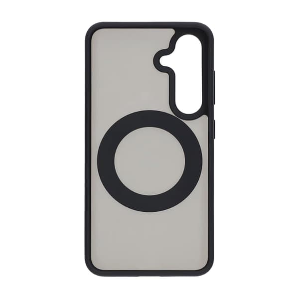 Matte case 360 ​​rotating bracket Mobile Phone Case For Samsung S24 Black Svart