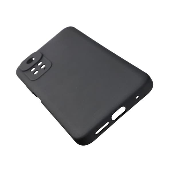 Silikonskal Xiaomi Redmi Note 11 - Svart Svart