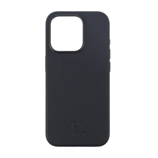 iPhone 15 Pro Case - Silicone With Magsafe Rvelon Black Svart