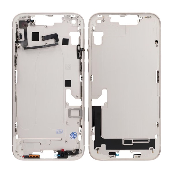 iPhone 14 Plus Mittenram med smådelar OEM - Vit Vit