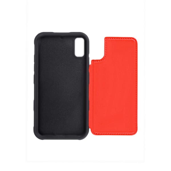 Shockproof Case Card Slot G-SP iPhone XR - Red Röd