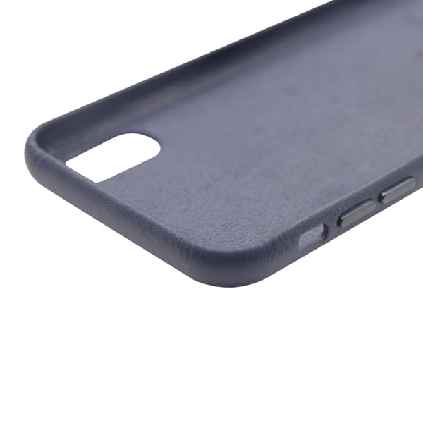 Leather case for iPhone X and XS - Blue Blå