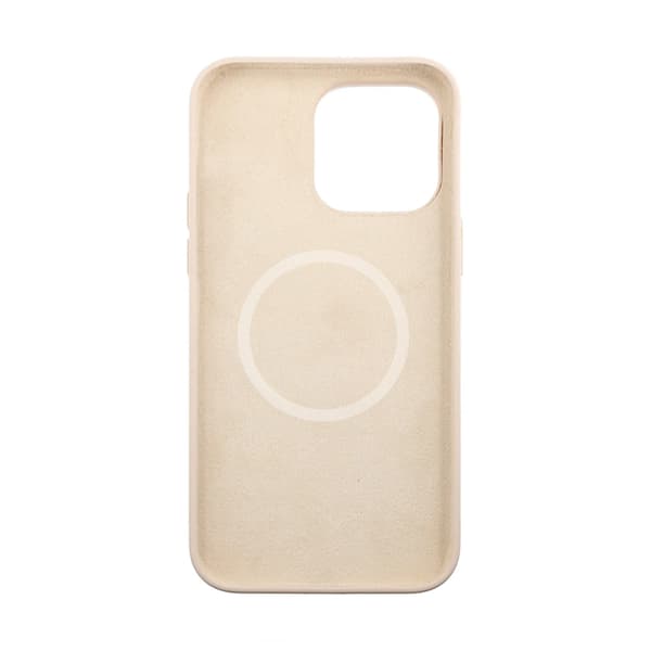 iPhone 14 Silicone Case Rvelon MagSafe - Beige Beige