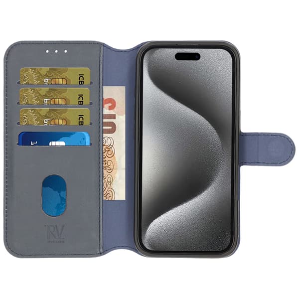RV Magnetic Wallet Case iPhone 16 Abssy Blue Blå