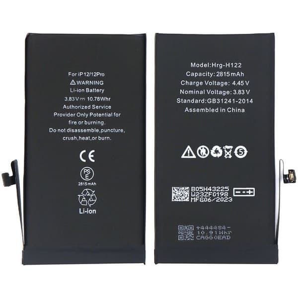 iPhone 12/12 Pro Batteri Hög Kvalité