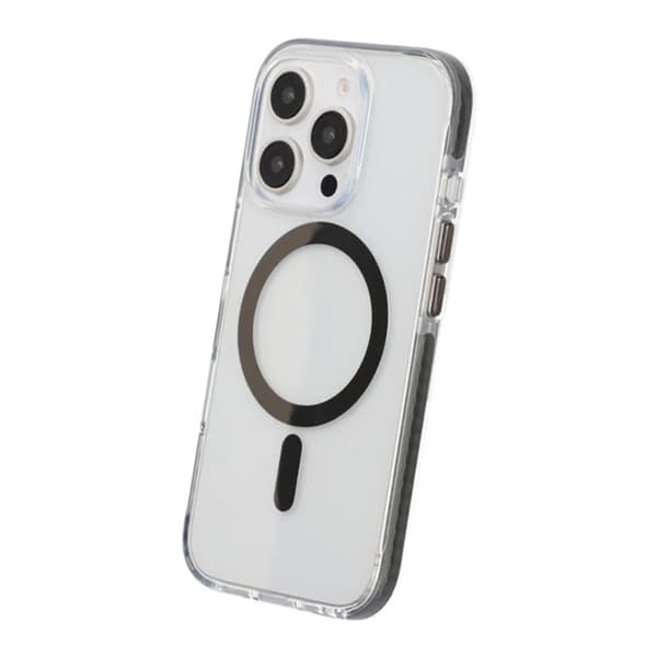 iPhone 16 Pro Max Mobilskal Magnet Dubbelskydd - Grå Grå