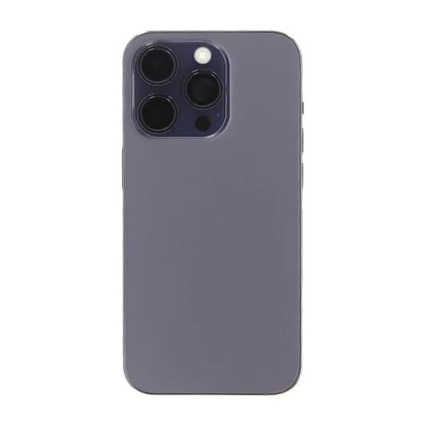 iPhone 14 Pro Baksida med Komplett Ram OEM - Lila Lila