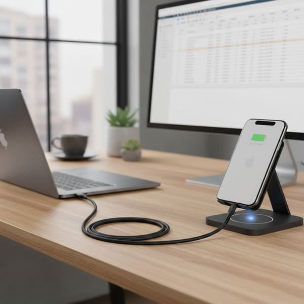 Rvelon USB-C till Lightning Kabel Flätad 1m Svart