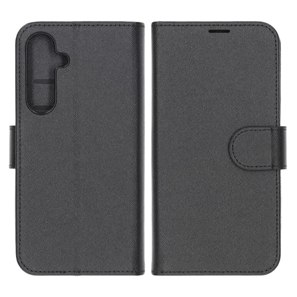 Samsung Galaxy S24 FE Wallet Case with Stand - Black Svart