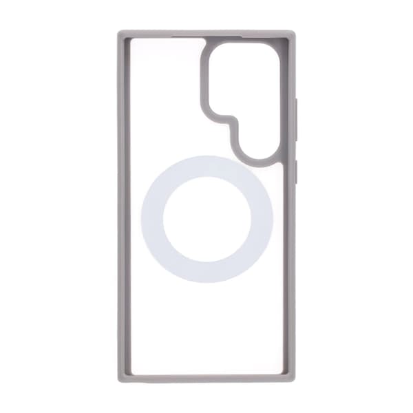 Matte case 360 rotating bracket Mobile Phone Case For Samsung S25 Ultra grey Grå