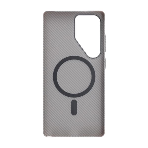 Samsung S25 Ultra Carbon Case - Grey Grå
