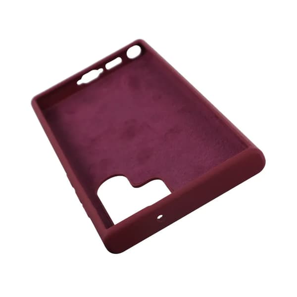 Samsung Galaxy S23 Ultra Silicone Case Rvelon - Red Röd