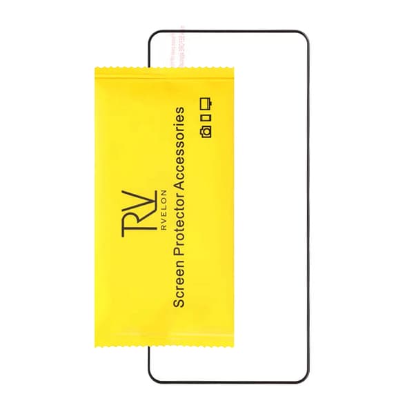 Screen Protector Galaxy S21 - 3D Tempered Glass Black Svart