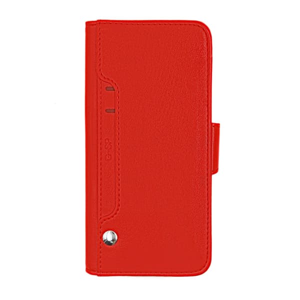 iPhone XS Max Plånboksfodral Stativ och extra Kortfack G-SP -  Röd Röd