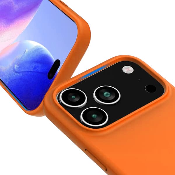 iPhone 17 Pro Case - Silicone With Magsafe Rvelon Cosmic Orange Orange