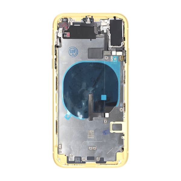 iPhone 11 Baksida med Komplett Ram Premium - Gul Gul