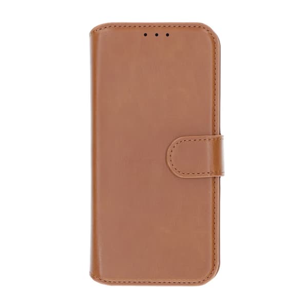RV Magnetic Wallet Case iPhone 16 Brown Brun
