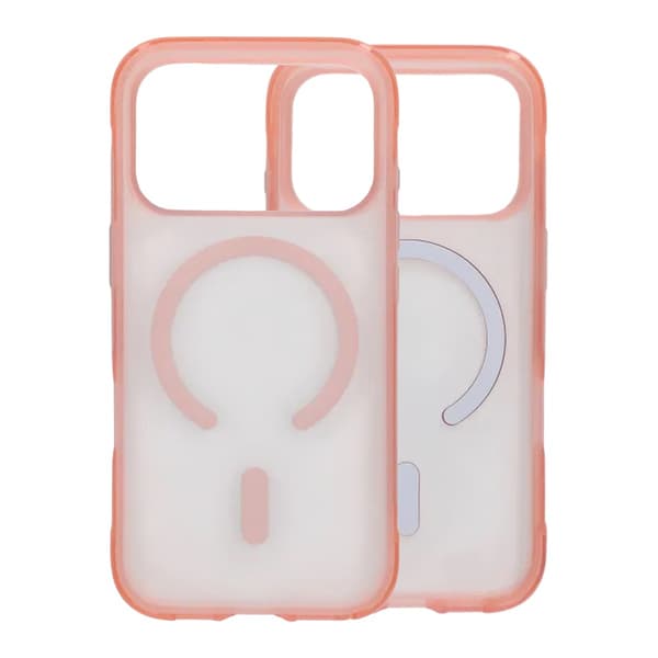 Mobilskal med Airbag och MagSafe för iPhone 17 Pro Max - Rosa Rosa