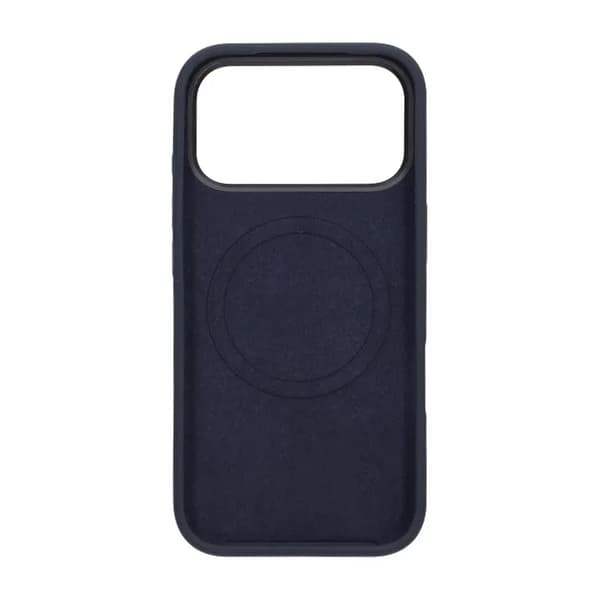 Mobile Case Silicone with Camera Metal Frame for iPhone 17 Pro - Blue Blå